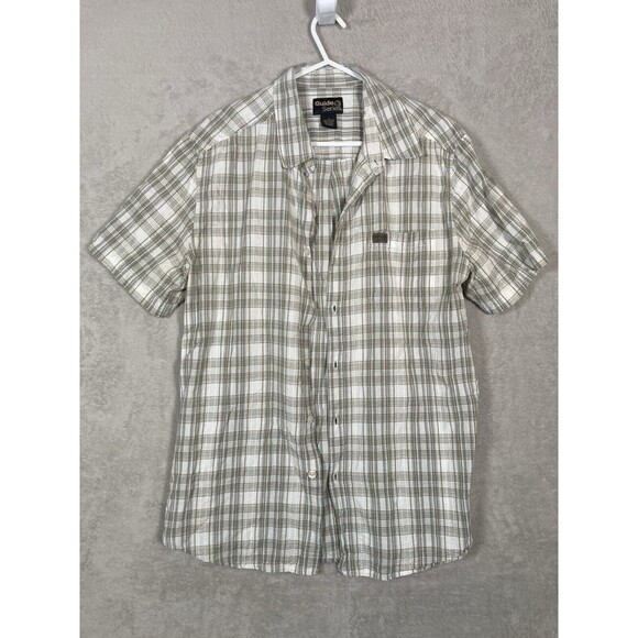 Gander Mountain Guide Series Mens White‎ Short Sleeve Button Down Shirt Size M - Picture 1 of 5